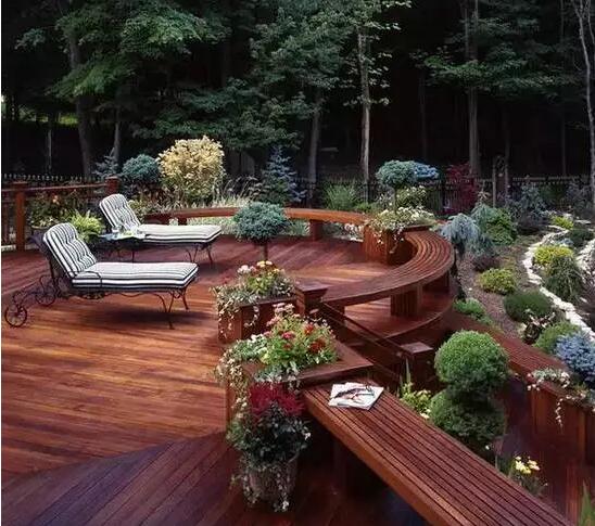 济南庭院设计木材质在花园设计中有哪些具体应用